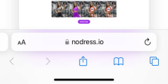 NoDress.io website share button